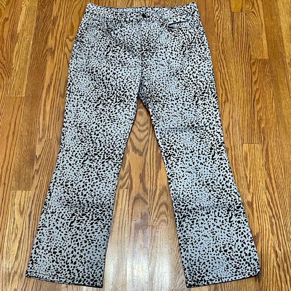Rag & Bone HANA Grey Cheetah Crop Jeans. Size 28. Near new!